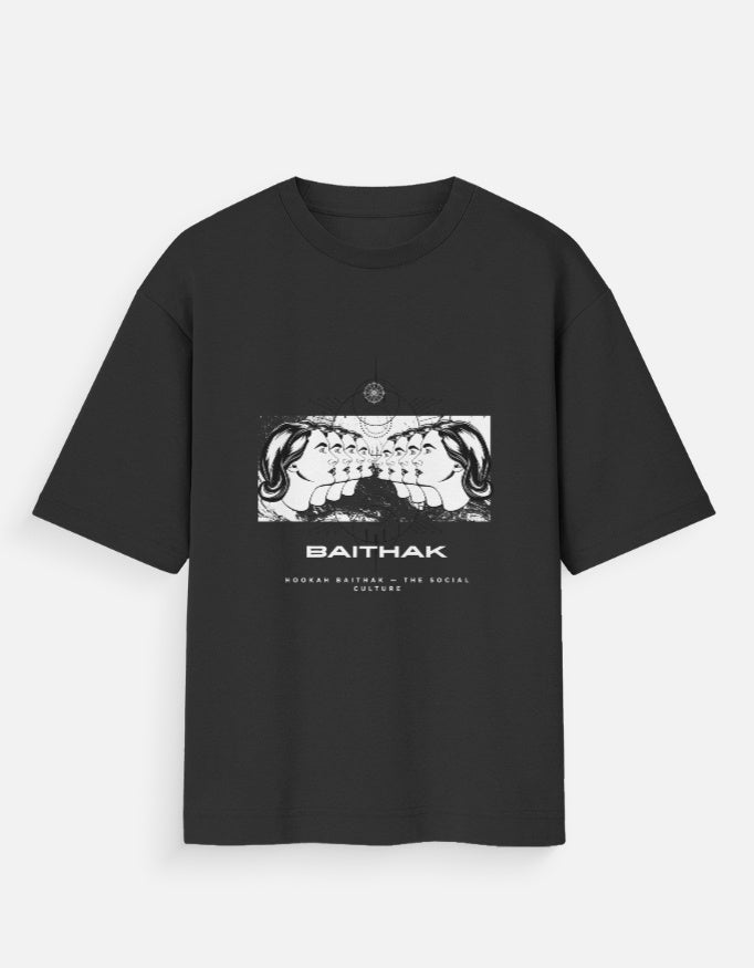 Baithak Unisex Oversized T-Shirt
